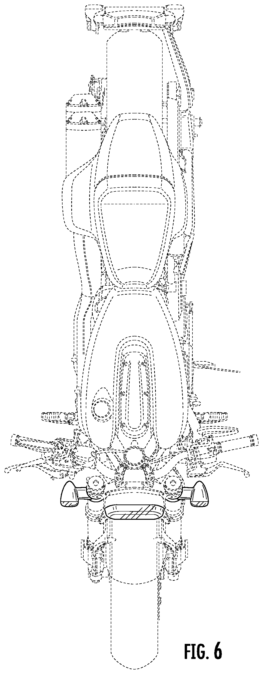 Patent USD1123726 Figure 6 – Set of motorcycle lights