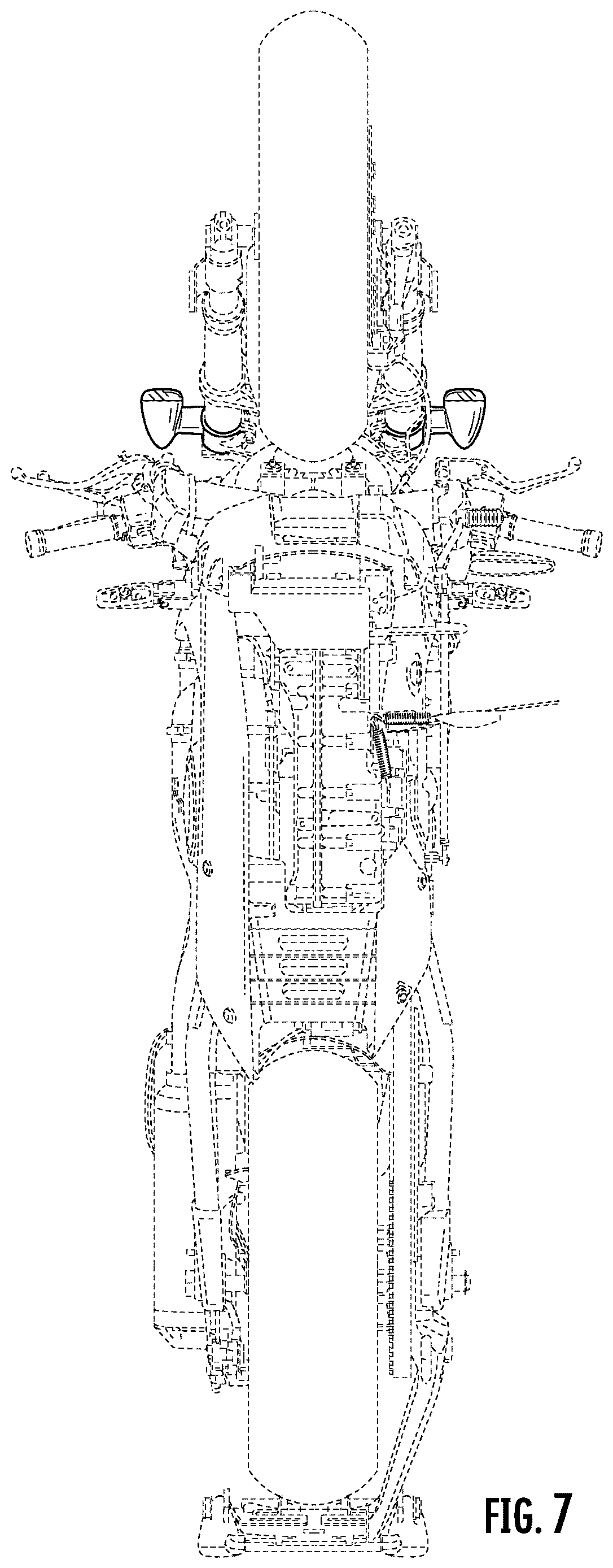 Patent USD1123726 Figure 7 – Set of motorcycle lights