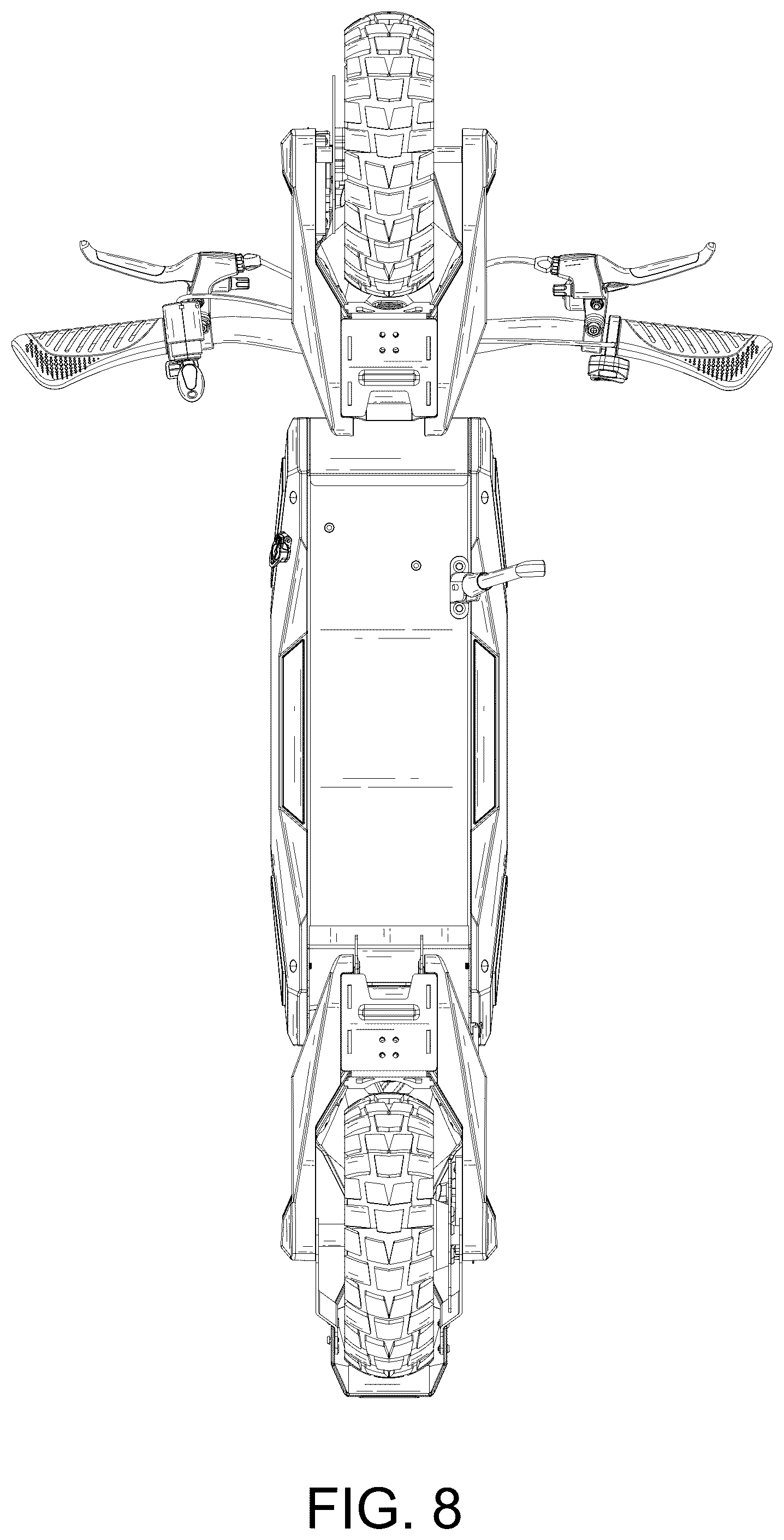 Patent USD1123727 Figure 8 – Electric scooter