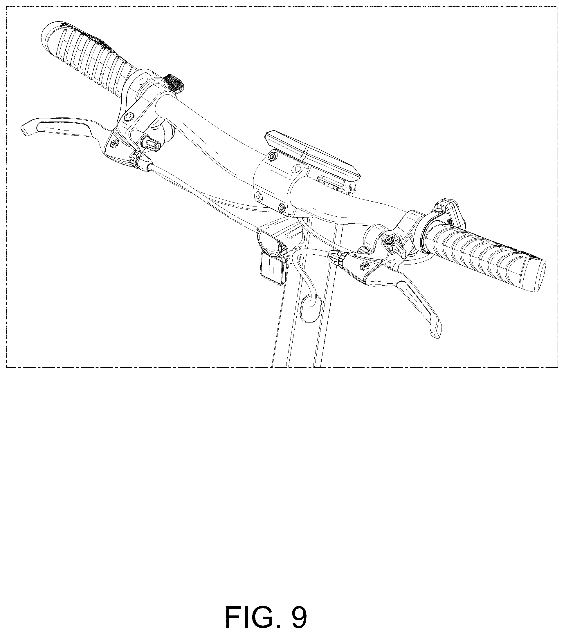Patent USD1123727 Figure 9 – Electric scooter