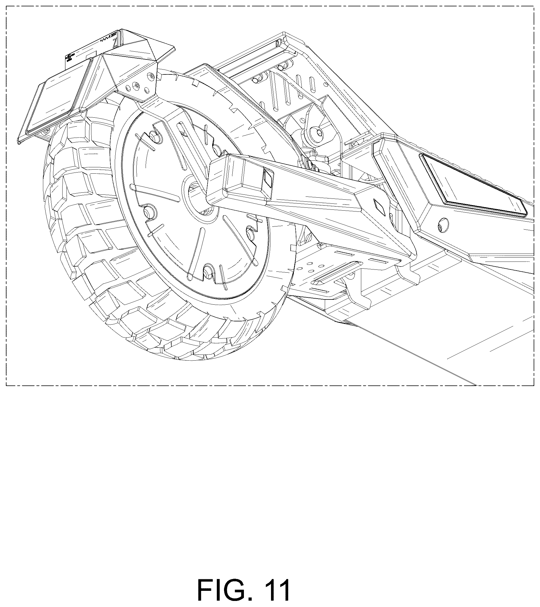 Patent USD1123727 Figure 11 – Electric scooter