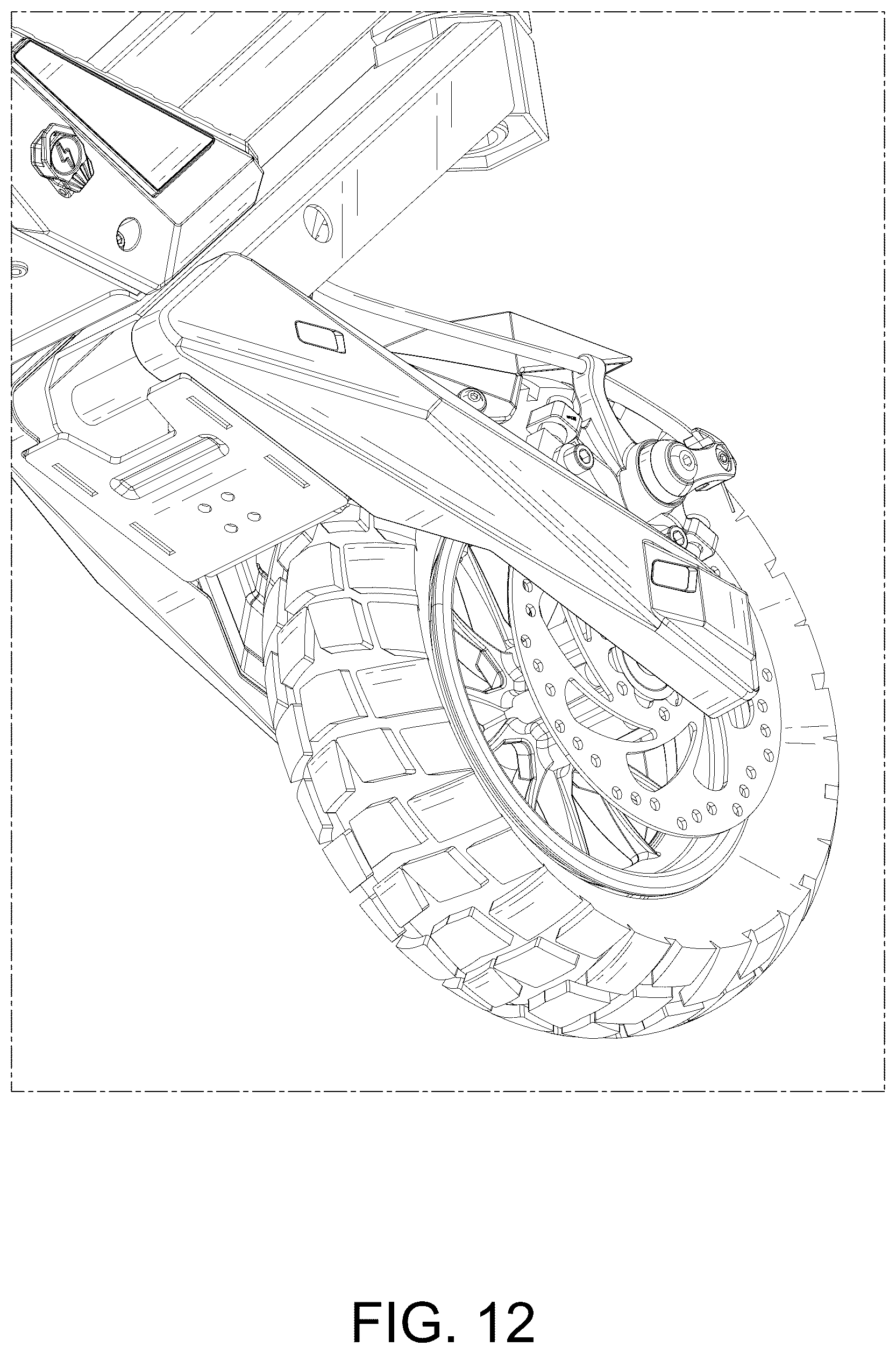 Patent USD1123727 Figure 12 – Electric scooter