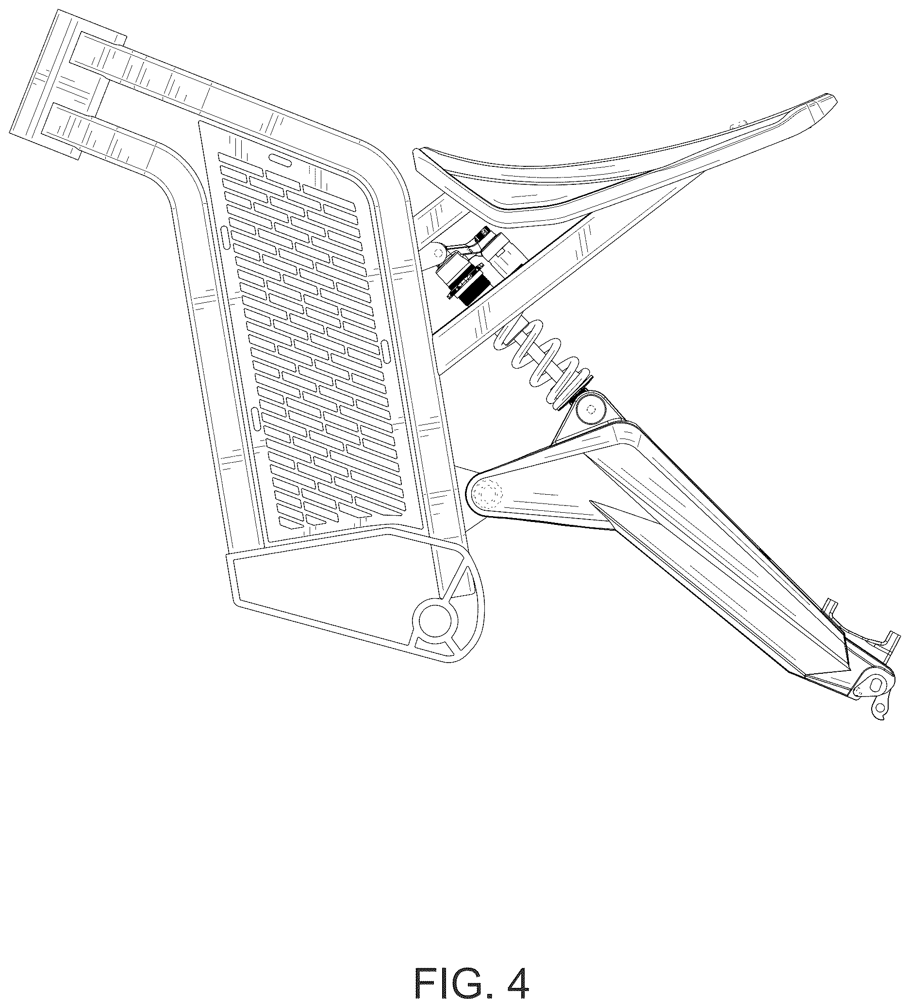 Patent USD1123729 Figure 4 – Electric bicycle frame