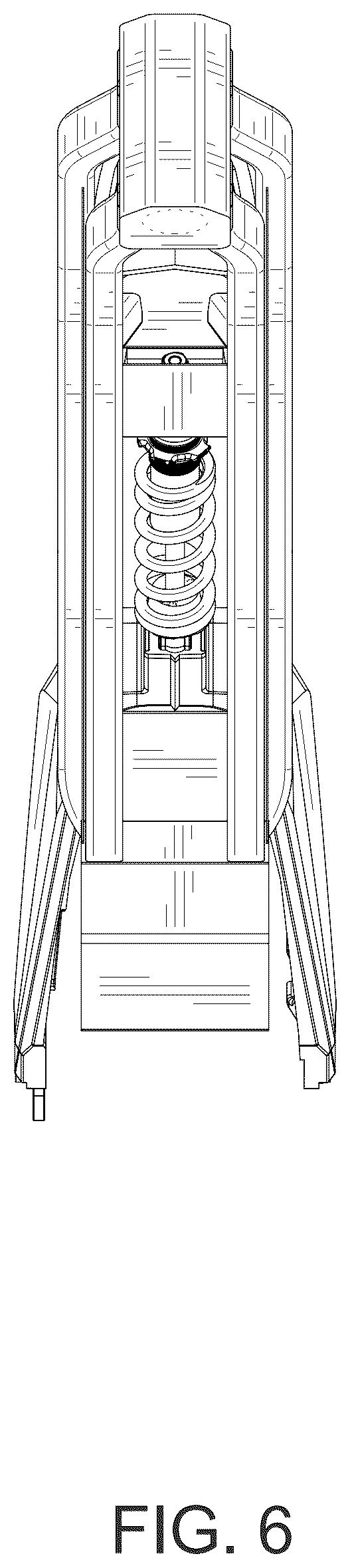 Patent USD1123729 Figure 6 – Electric bicycle frame