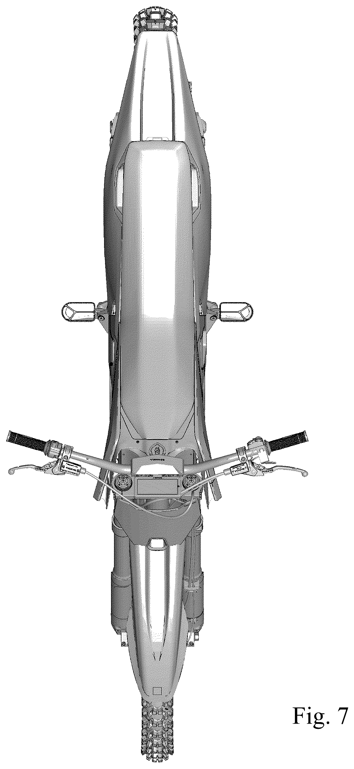 Patent USD1123730 Figure 7 – Electric dirt bike