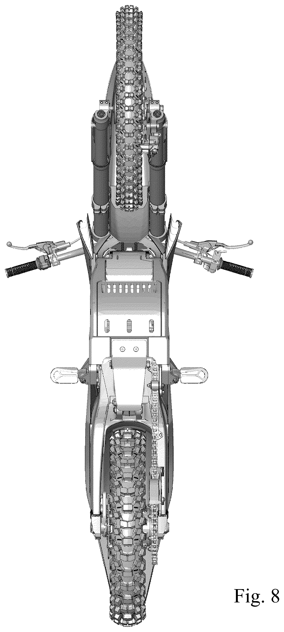 Patent USD1123730 Figure 8 – Electric dirt bike