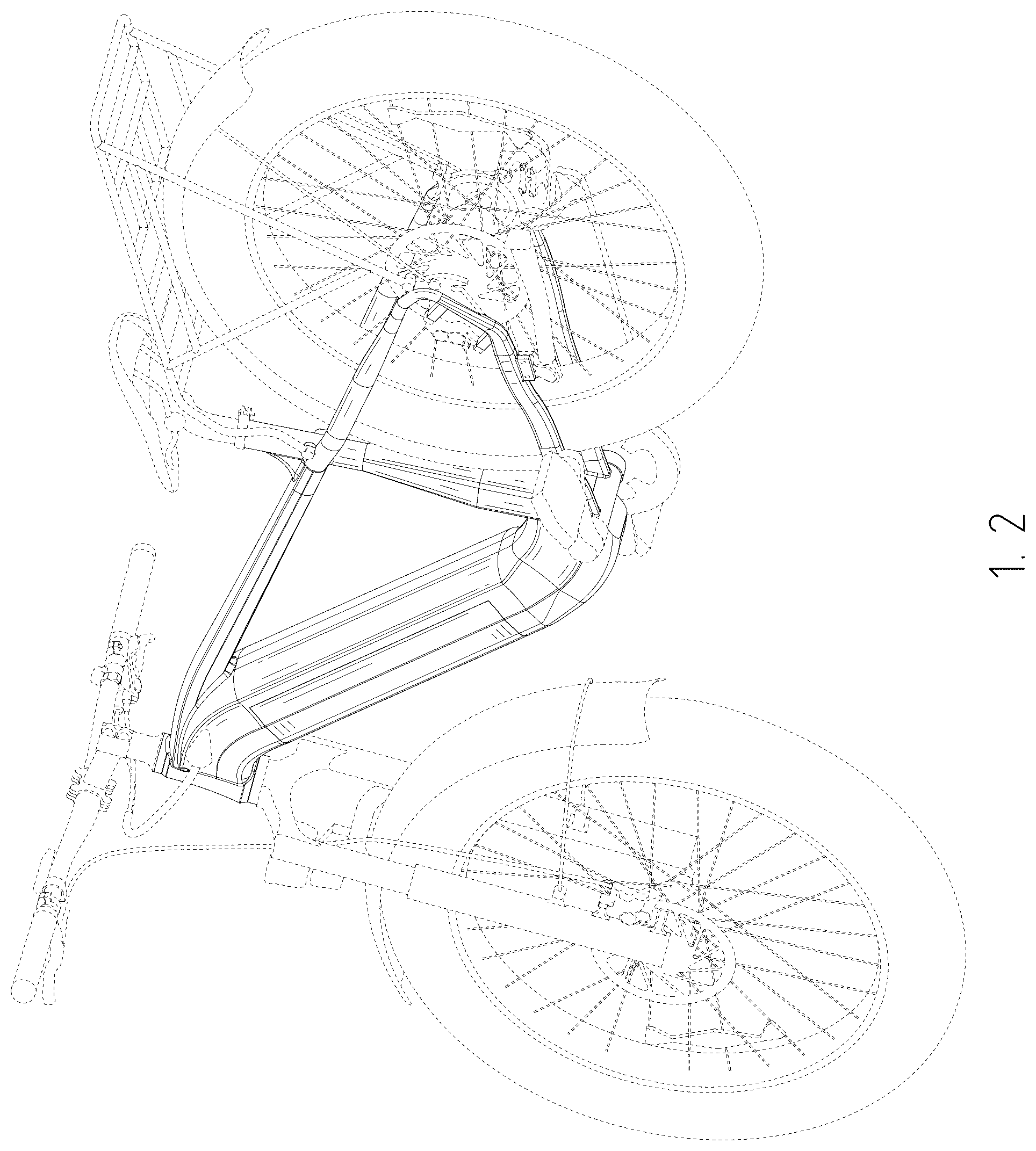 Patent USD1123731 Figure 2 – Electric bicycle