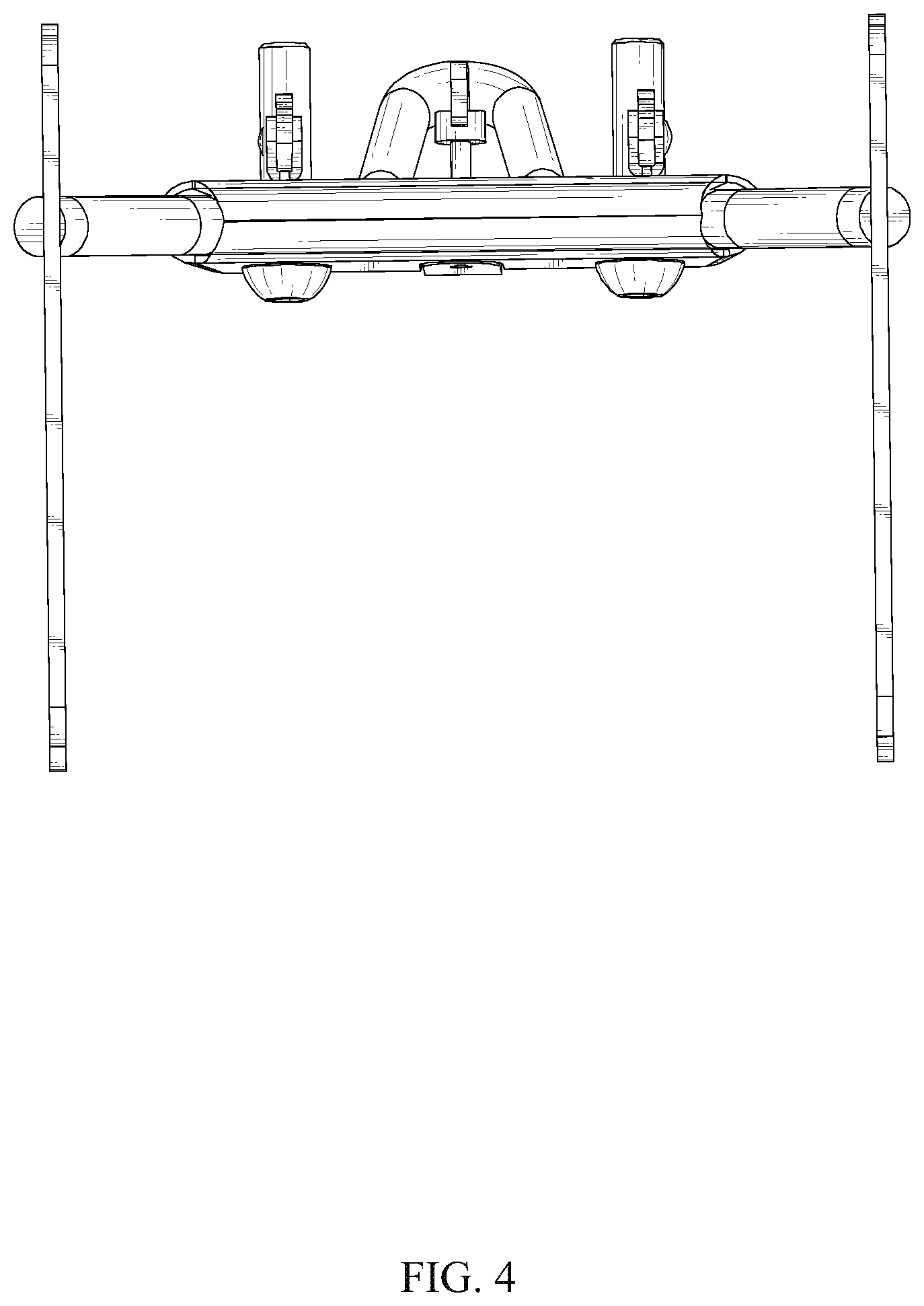 Patent USD1123732 Figure 4 – Foldable sissy bar