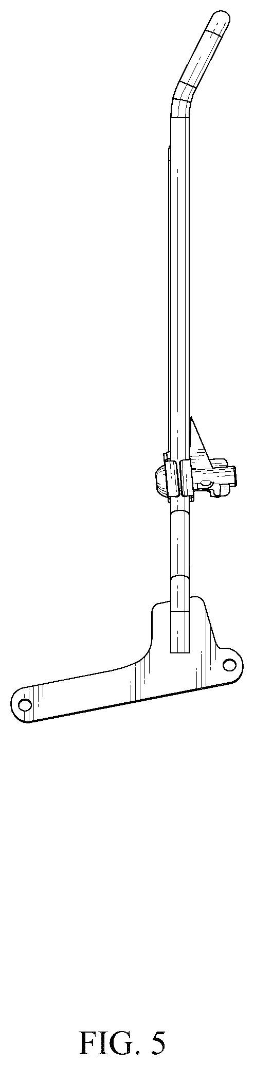 Patent USD1123732 Figure 5 – Foldable sissy bar