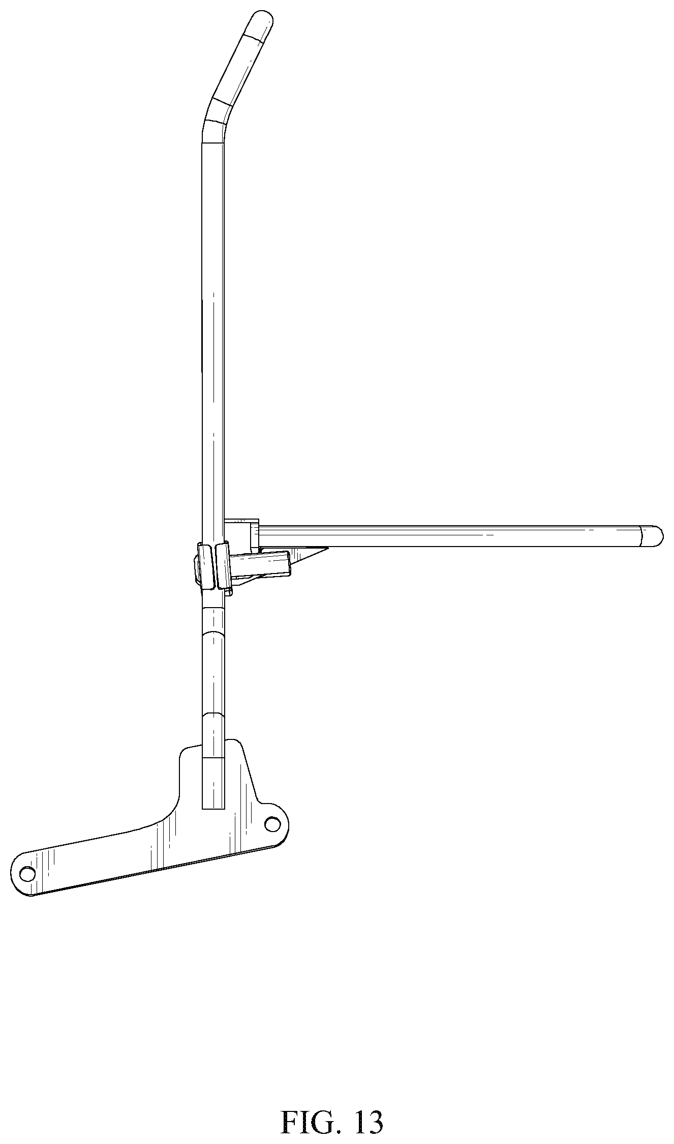 Patent USD1123732 Figure 13 – Foldable sissy bar