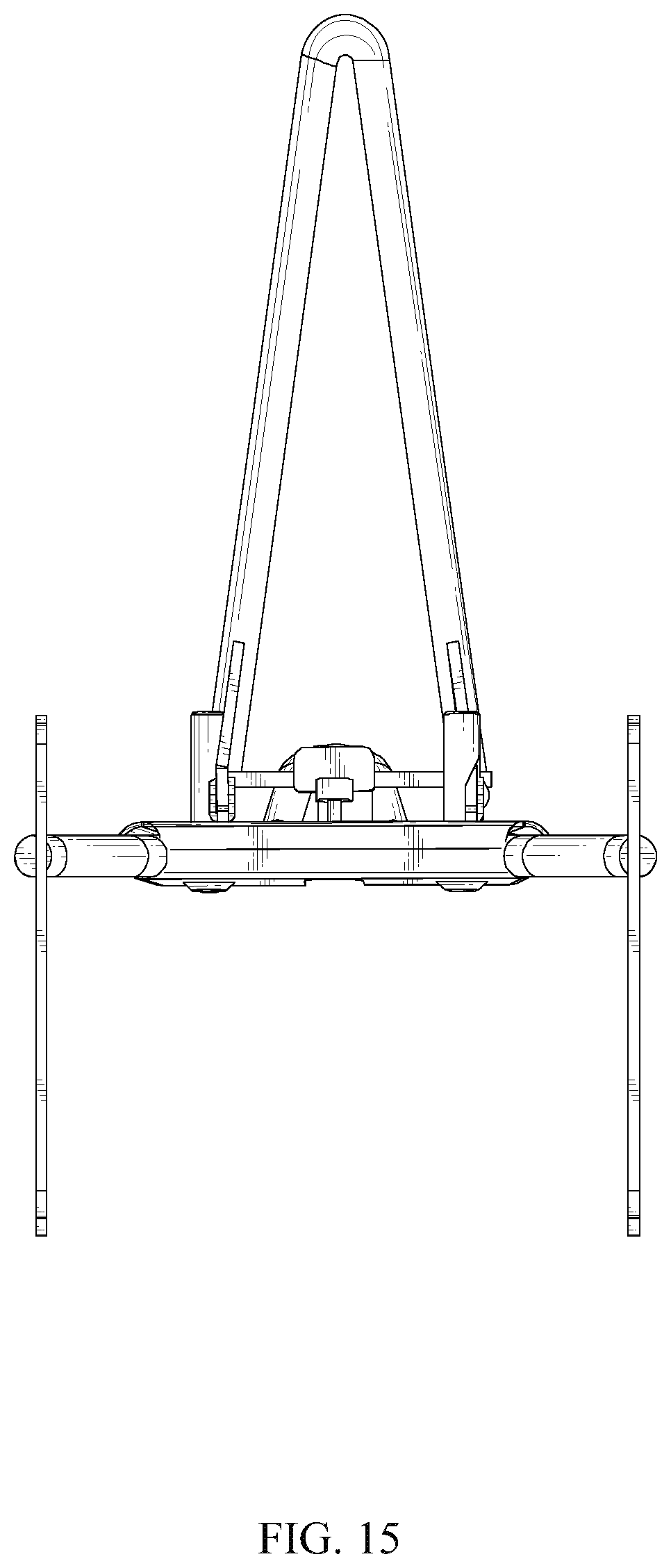 Patent USD1123732 Figure 15 – Foldable sissy bar