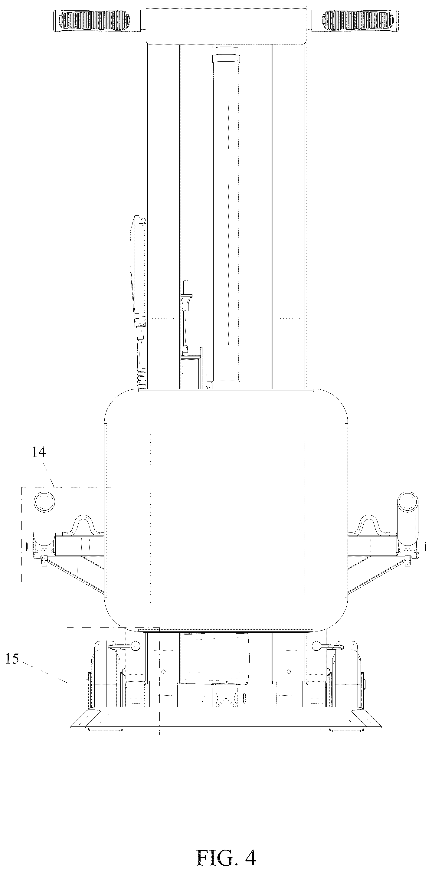 Patent USD1123734 Figure 4 – Electric auxiliary lifting equipment