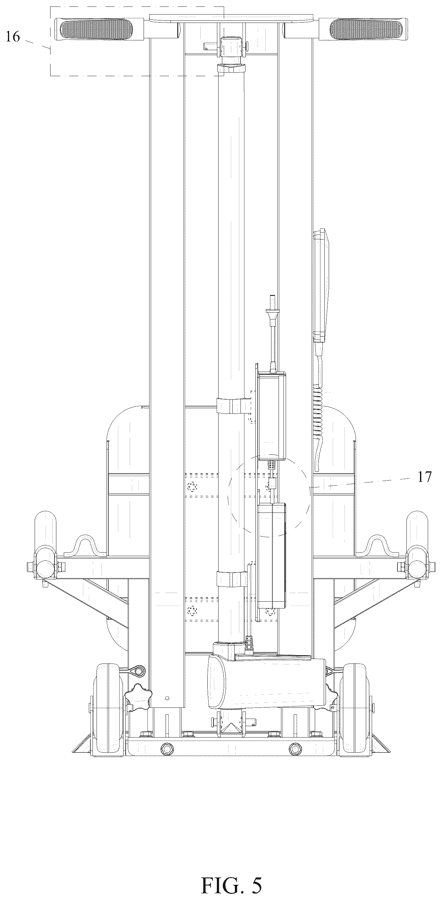 Patent USD1123734 Figure 5 – Electric auxiliary lifting equipment