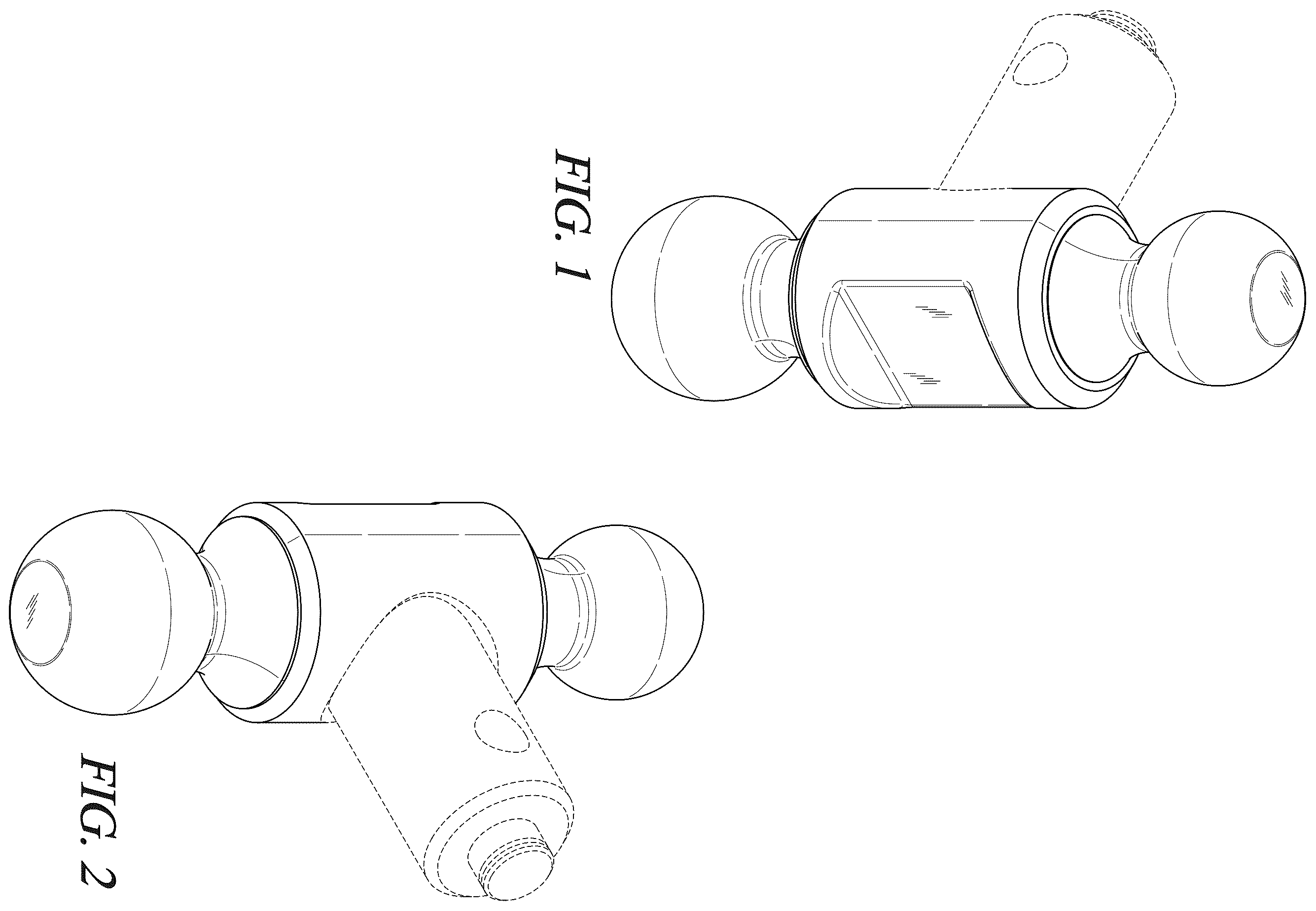 Patent USD1123737 Figure 1 – Two ball hitch