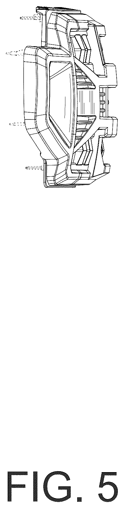 Patent USD1123739 Figure 5 – Automobile grille