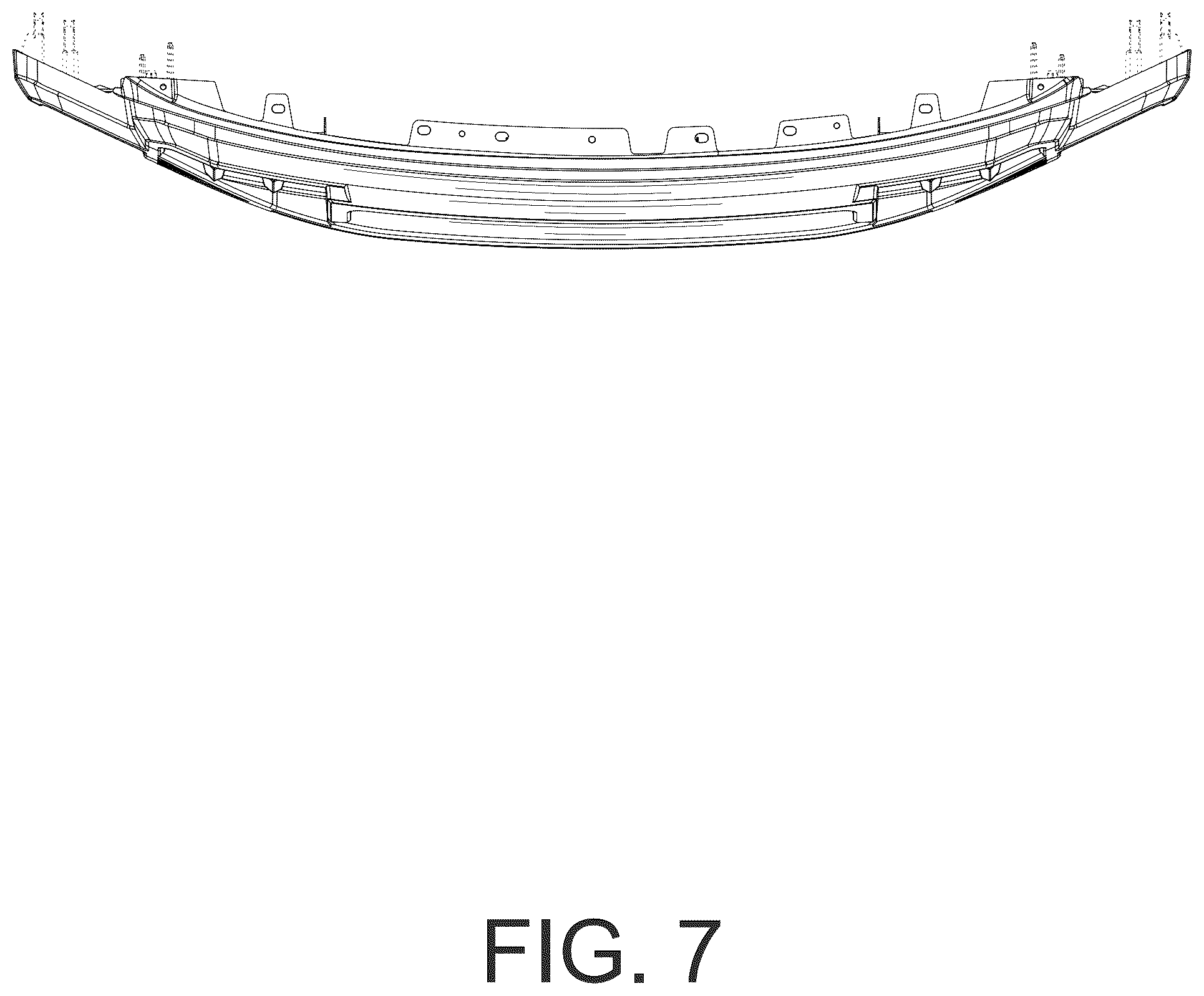 Patent USD1123739 Figure 7 – Automobile grille
