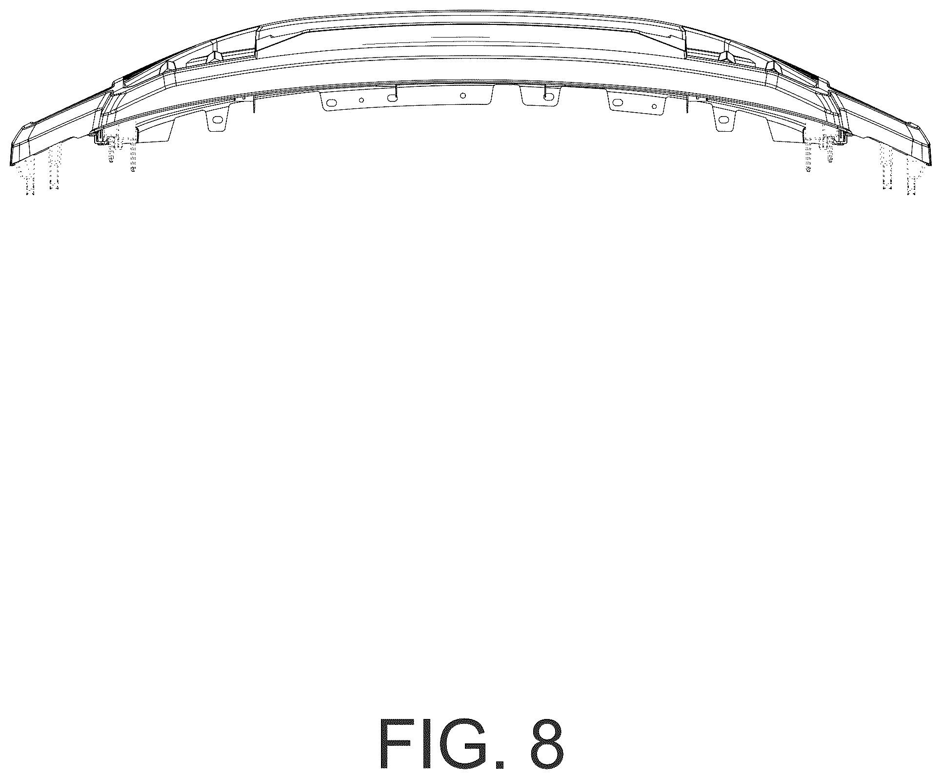 Patent USD1123739 Figure 8 – Automobile grille
