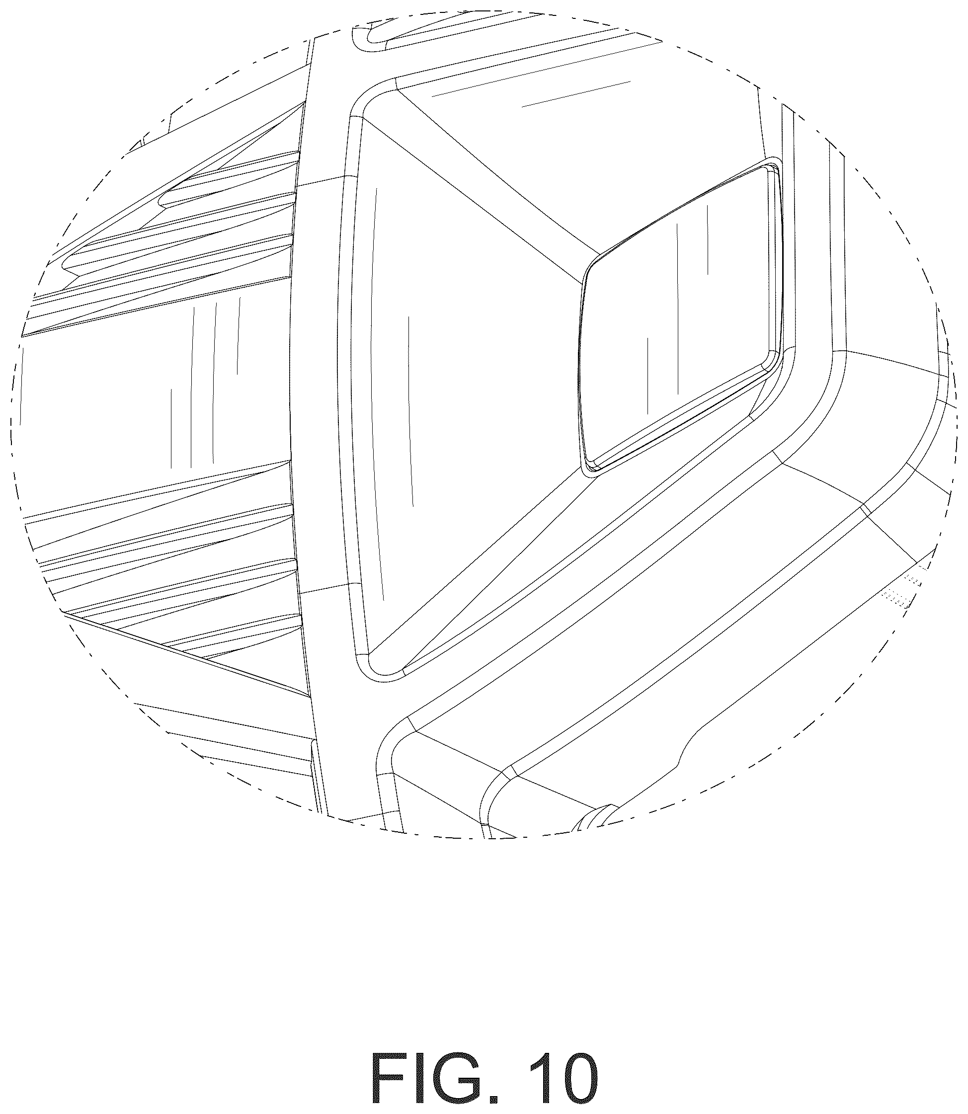 Patent USD1123739 Figure 10 – Automobile grille