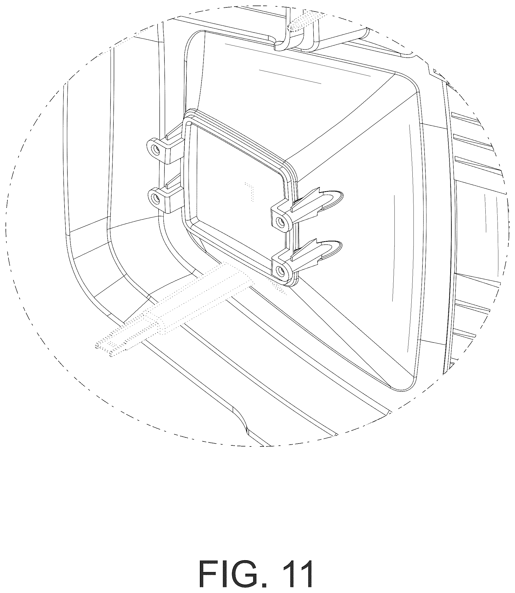 Patent USD1123739 Figure 11 – Automobile grille