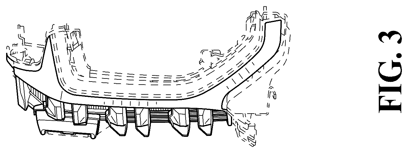 Patent USD1123740 Figure 3 – Vehicle grille