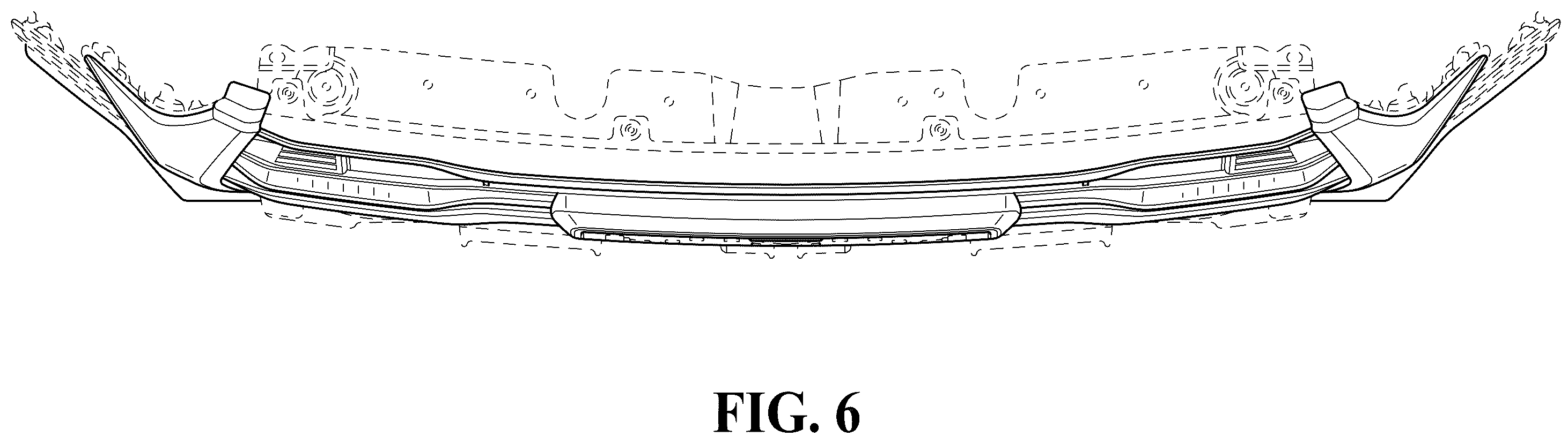 Patent USD1123740 Figure 6 – Vehicle grille