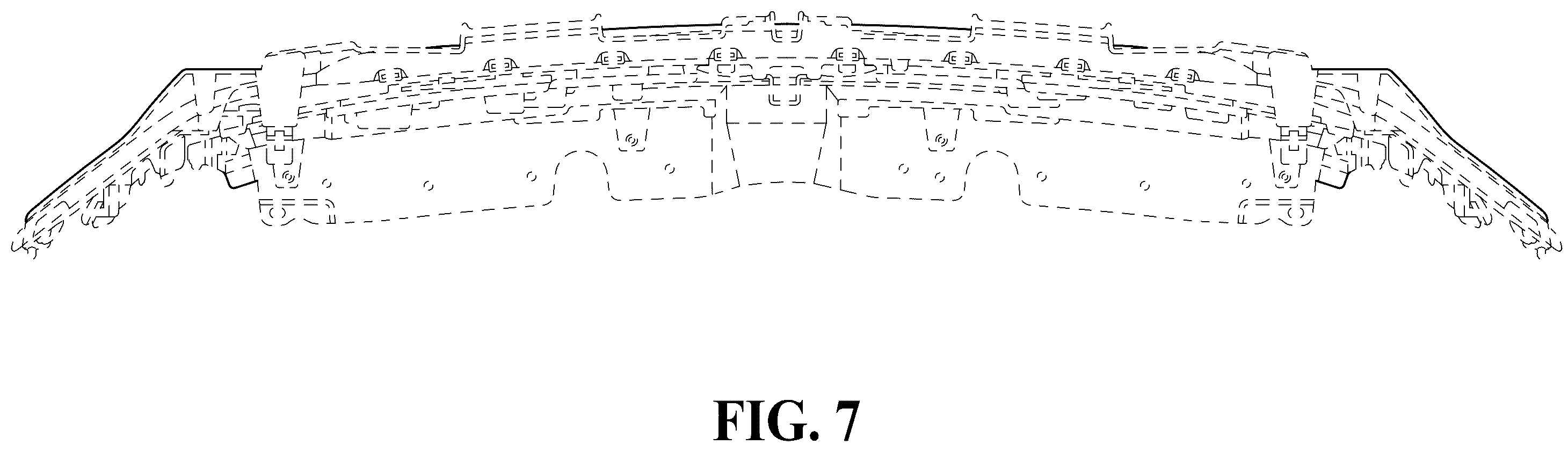 Patent USD1123740 Figure 7 – Vehicle grille