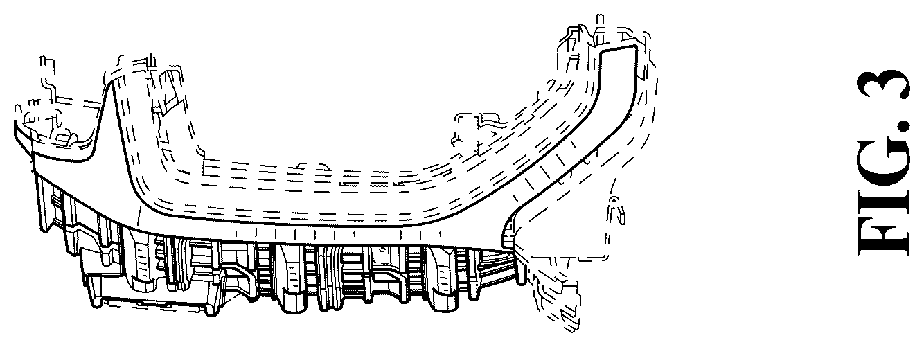 Patent USD1123741 Figure 3 – Vehicle grille
