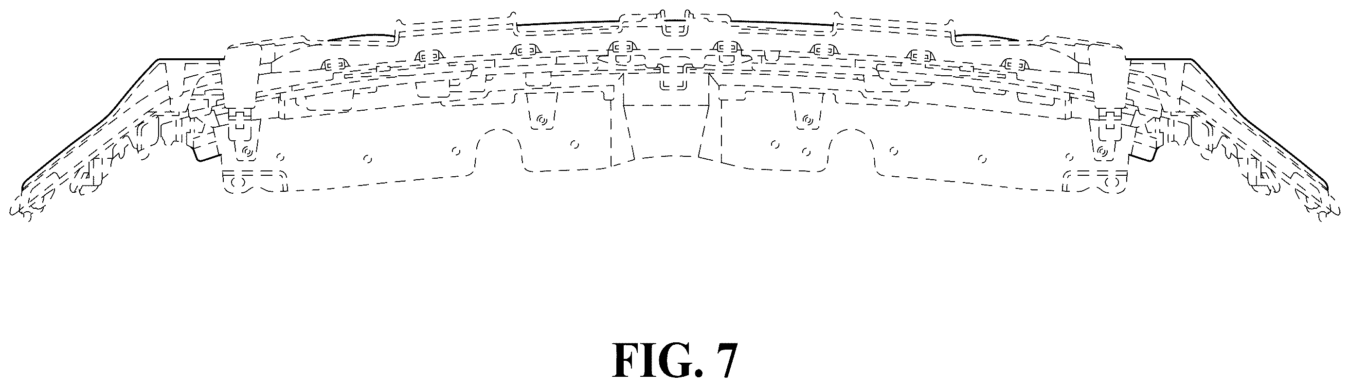 Patent USD1123741 Figure 7 – Vehicle grille