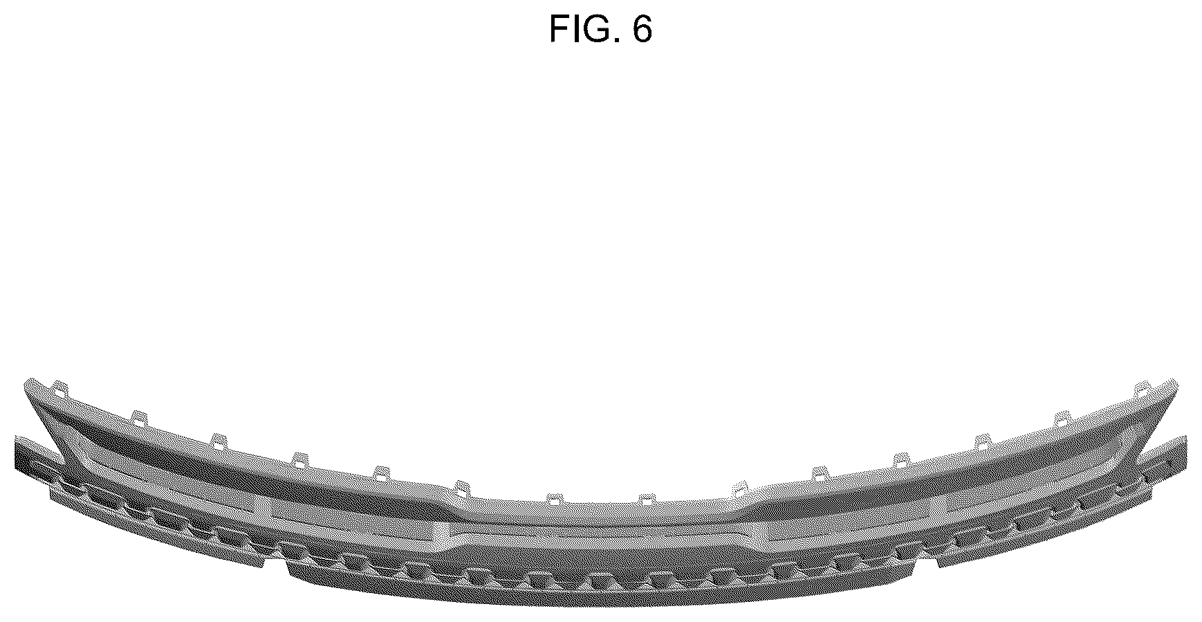 Patent USD1123742 Figure 6 – Radiator grille for automobile