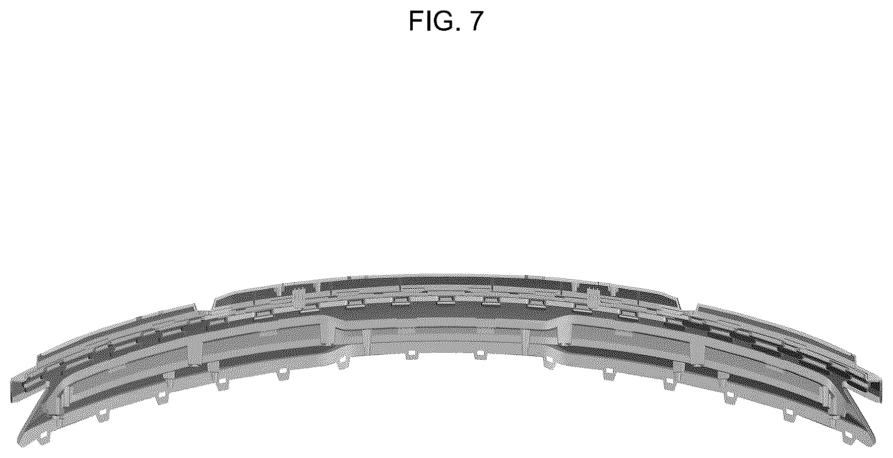 Patent USD1123742 Figure 7 – Radiator grille for automobile