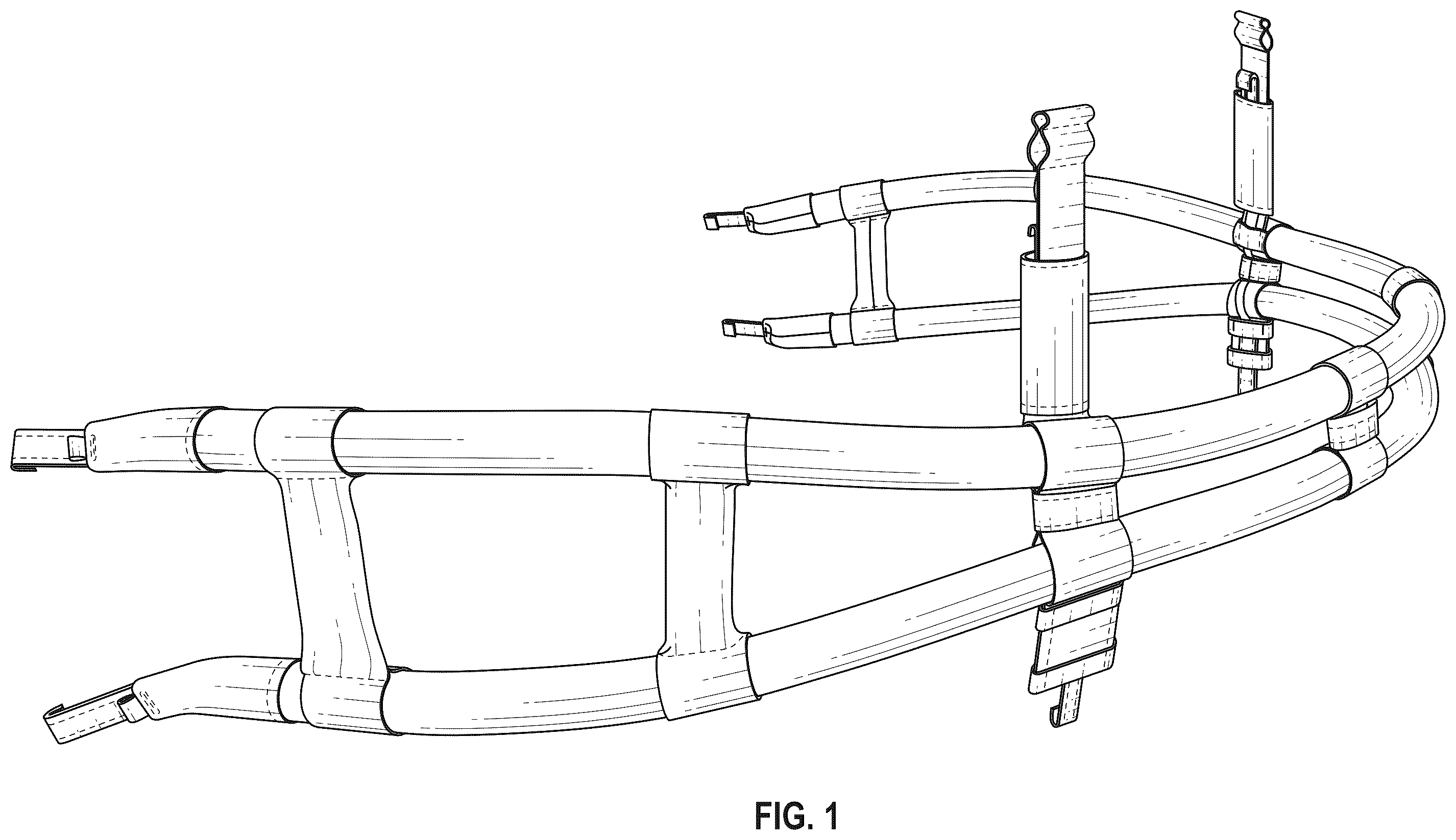 Patent USD1123744 — Adjustable car bumper protector — Figure 1
