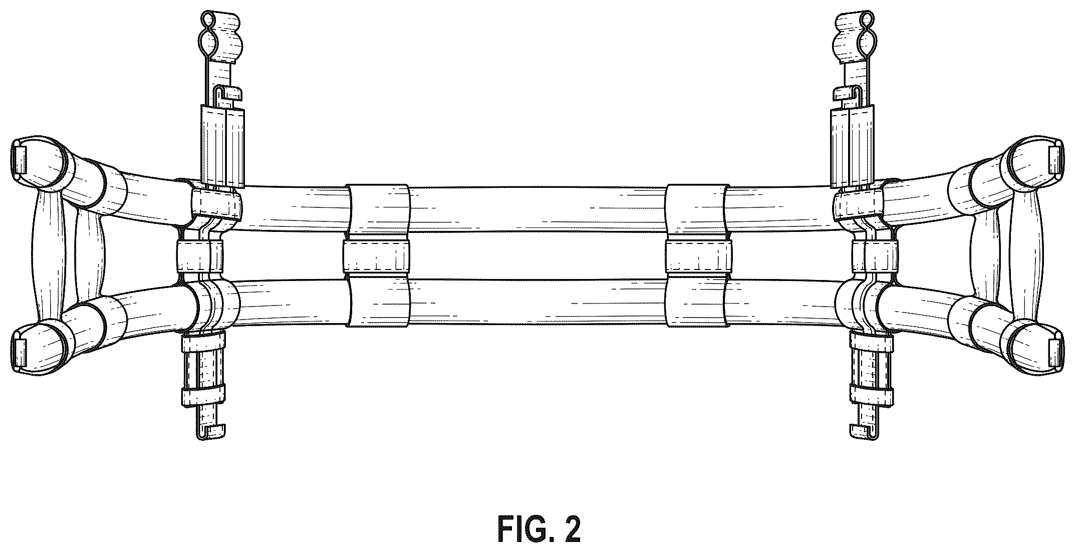 Patent USD1123744 Figure 2 – Adjustable car bumper protector