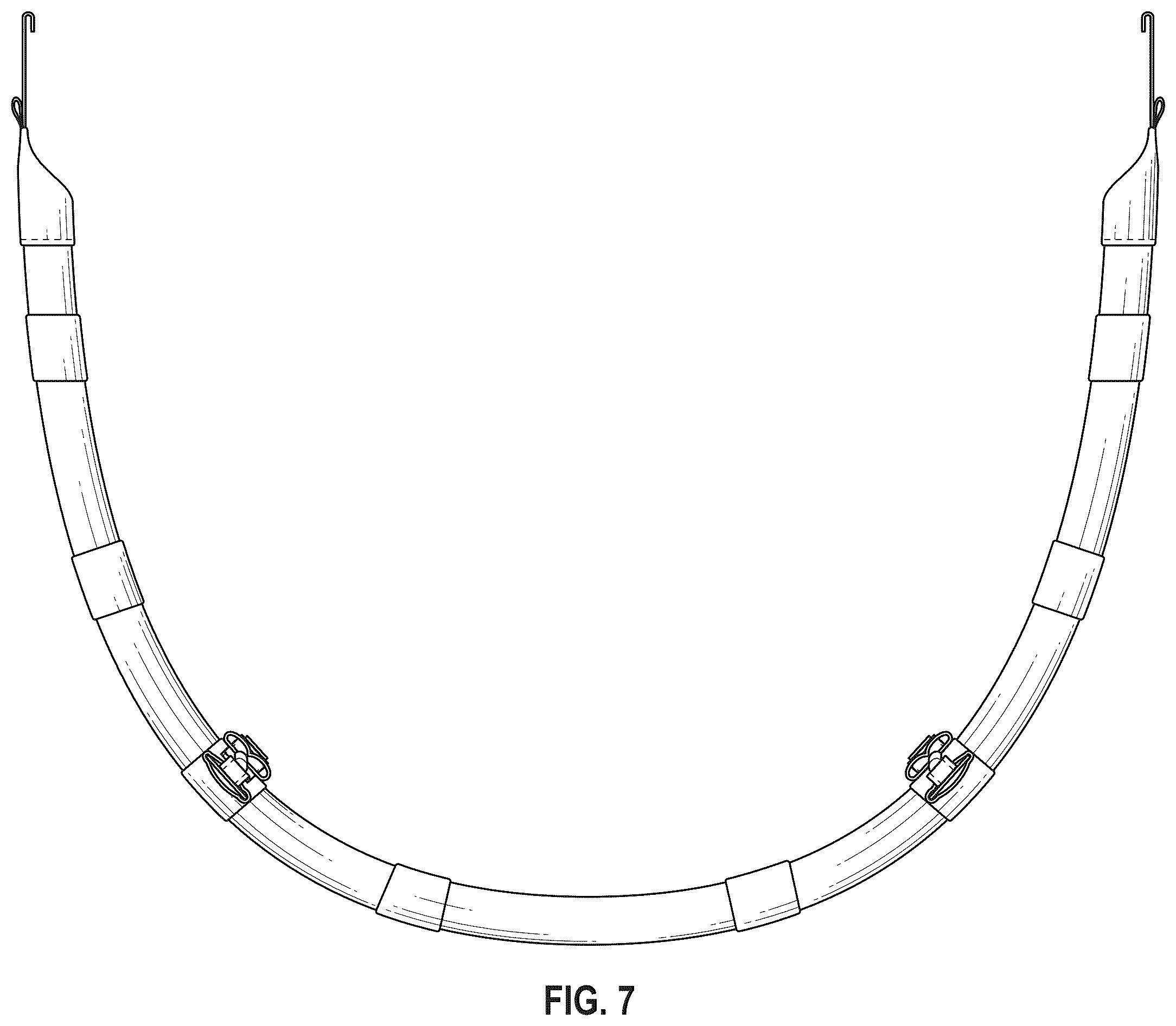 Patent USD1123744 Figure 6 – Adjustable car bumper protector