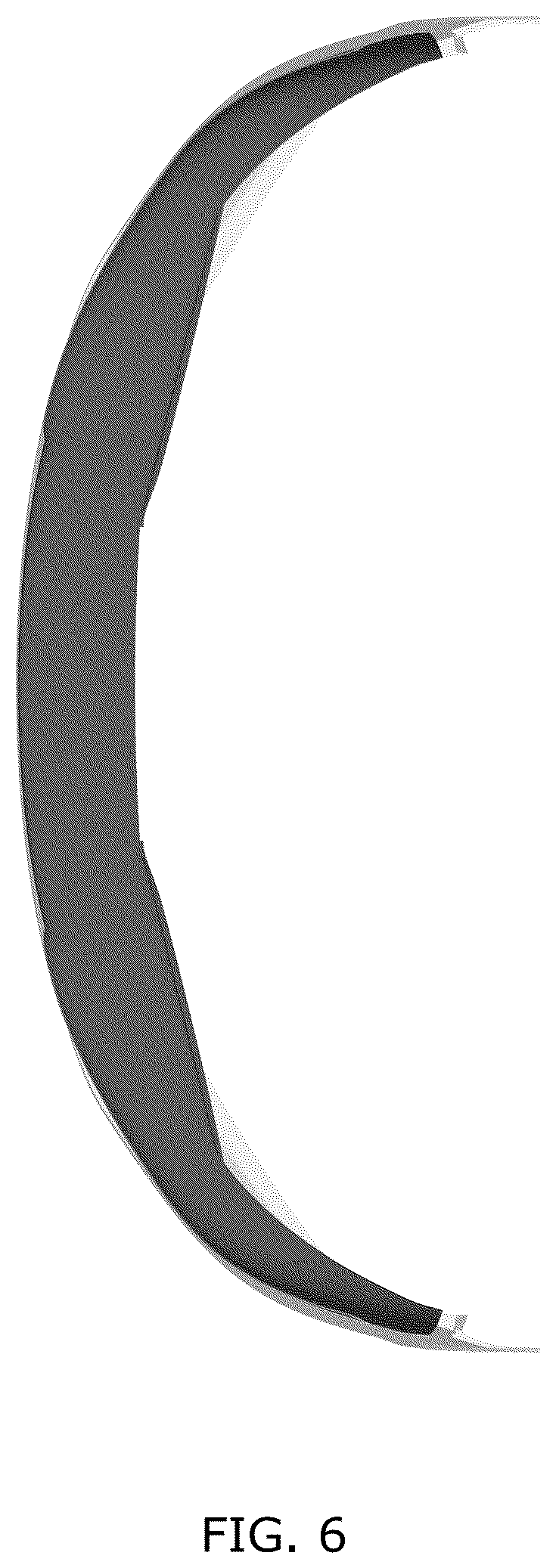 Patent USD1123747 Figure 6 – Front bumper for a vehicle