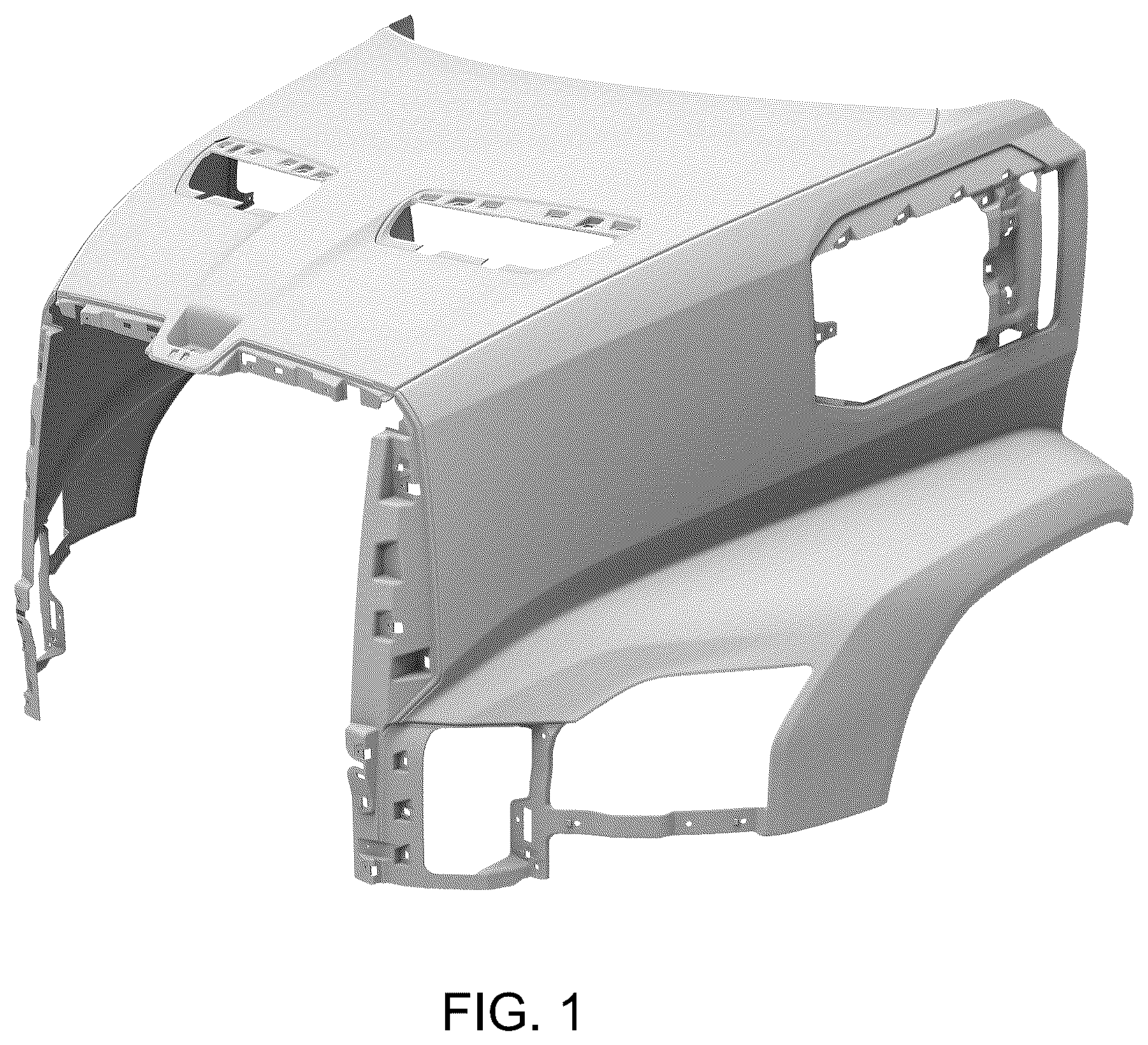 Patent USD1123748 Figure 1 – Hood and fender assembly