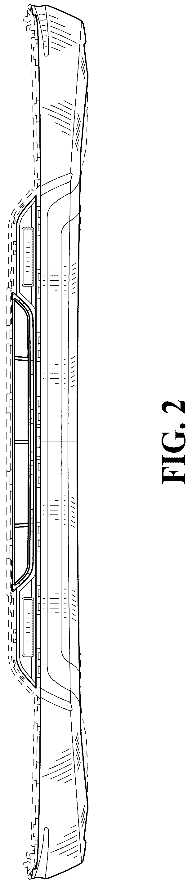 Patent USD1123753 Figure 2 – Vehicle front lower fascia