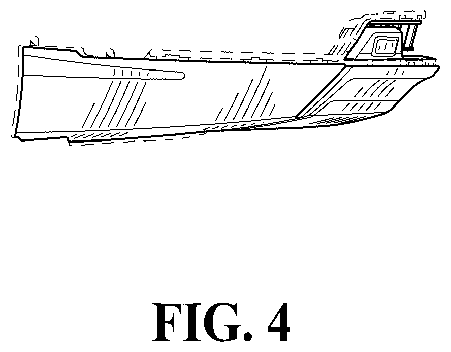 Patent USD1123753 Figure 4 – Vehicle front lower fascia