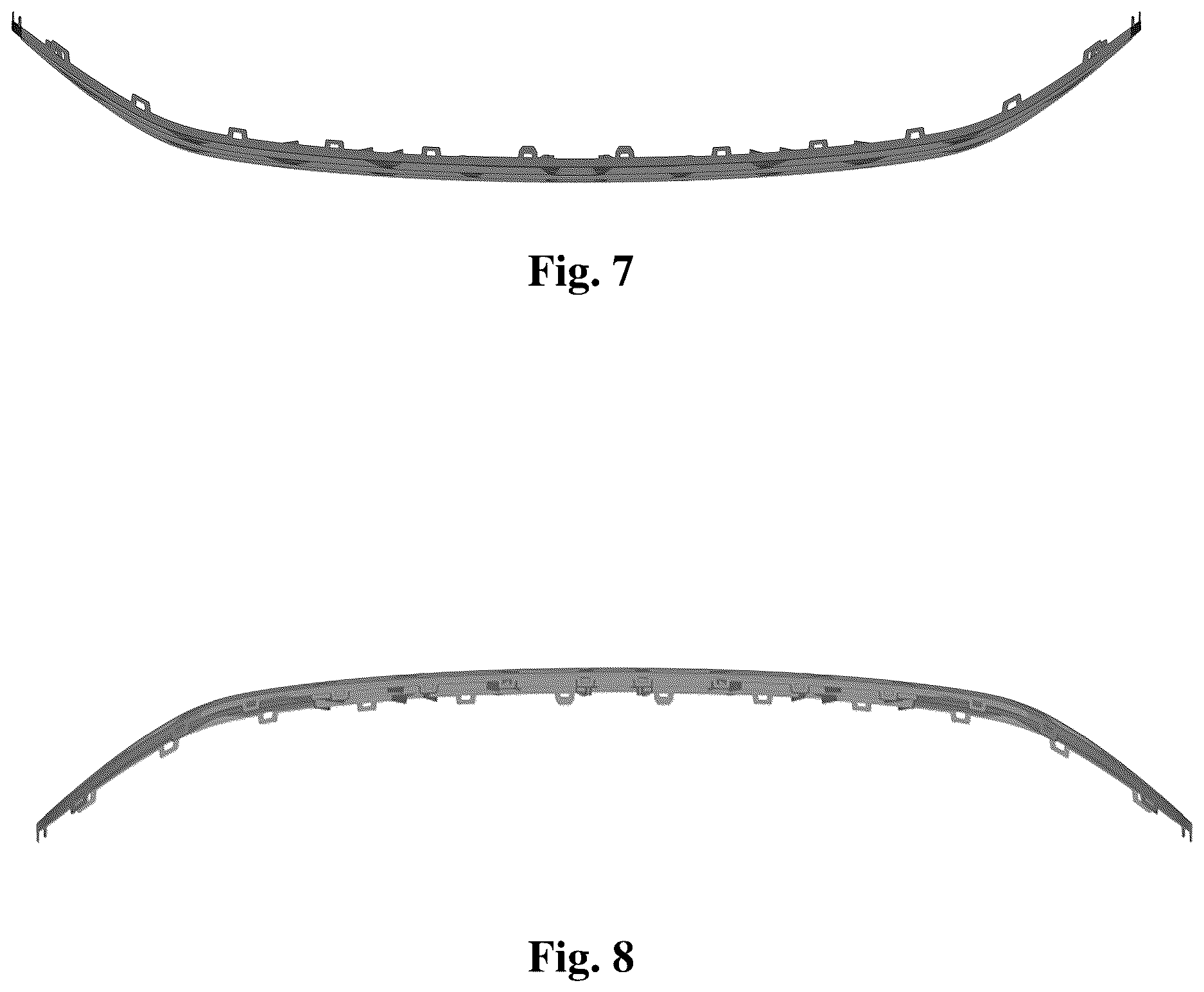 Patent USD1123754 Figure 4 – Radiator grille for vehicle