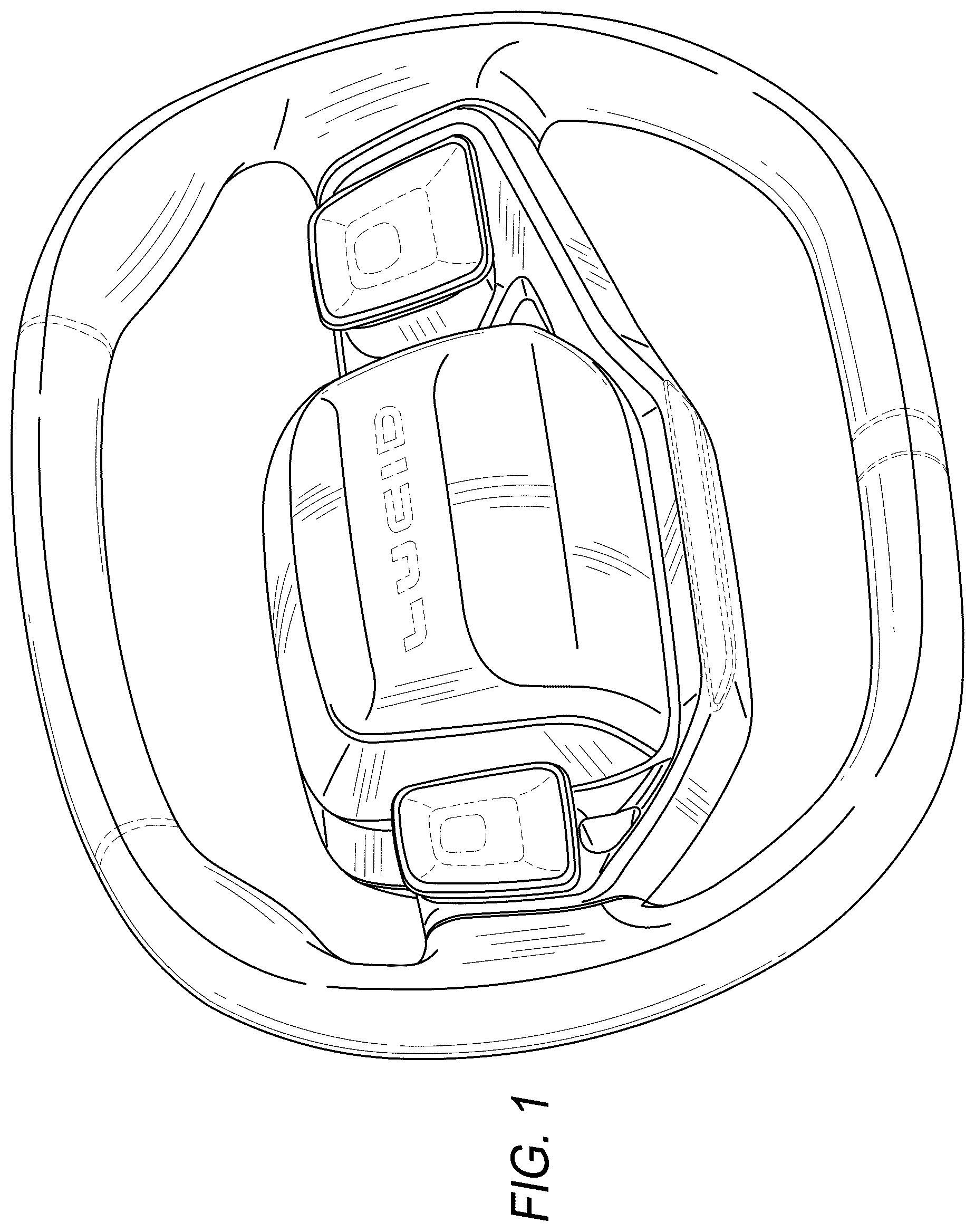 Patent USD1123756 Figure 1 – Steering wheel