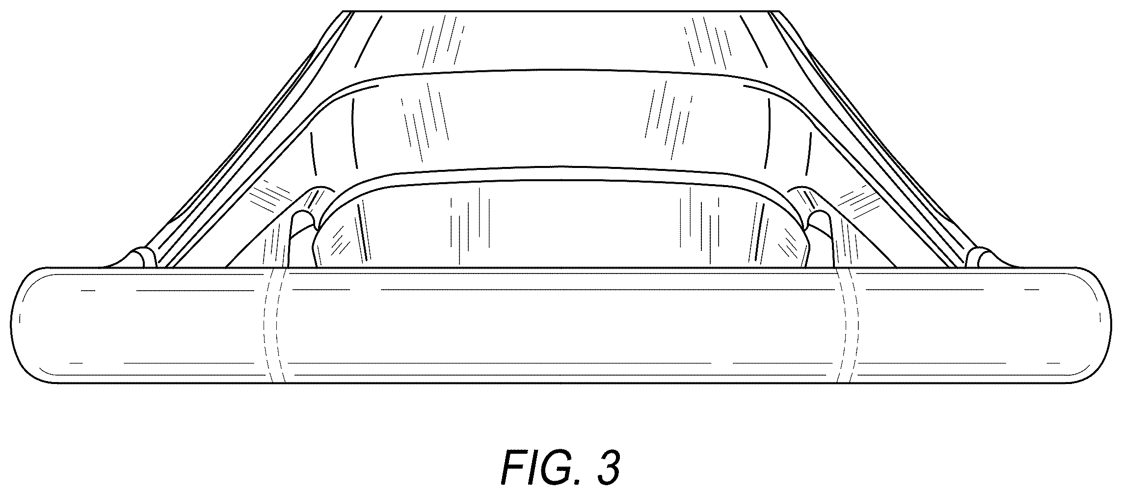 Patent USD1123756 Figure 3 – Steering wheel