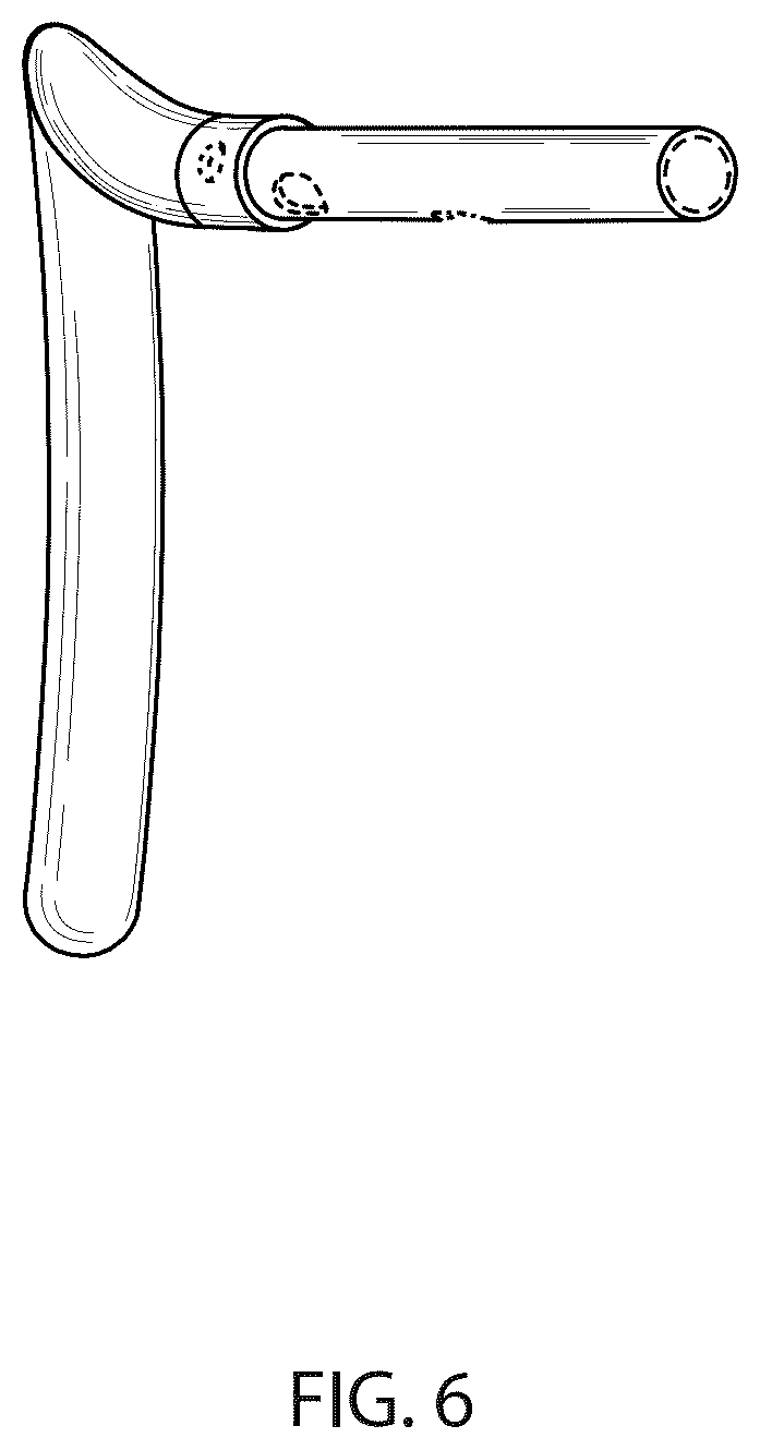 Patent USD1123757 Figure 6 – Motorcycle handlebar