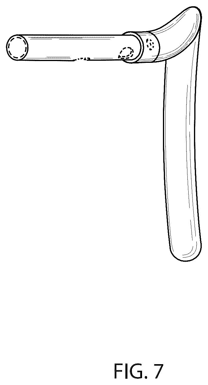 Patent USD1123757 Figure 7 – Motorcycle handlebar