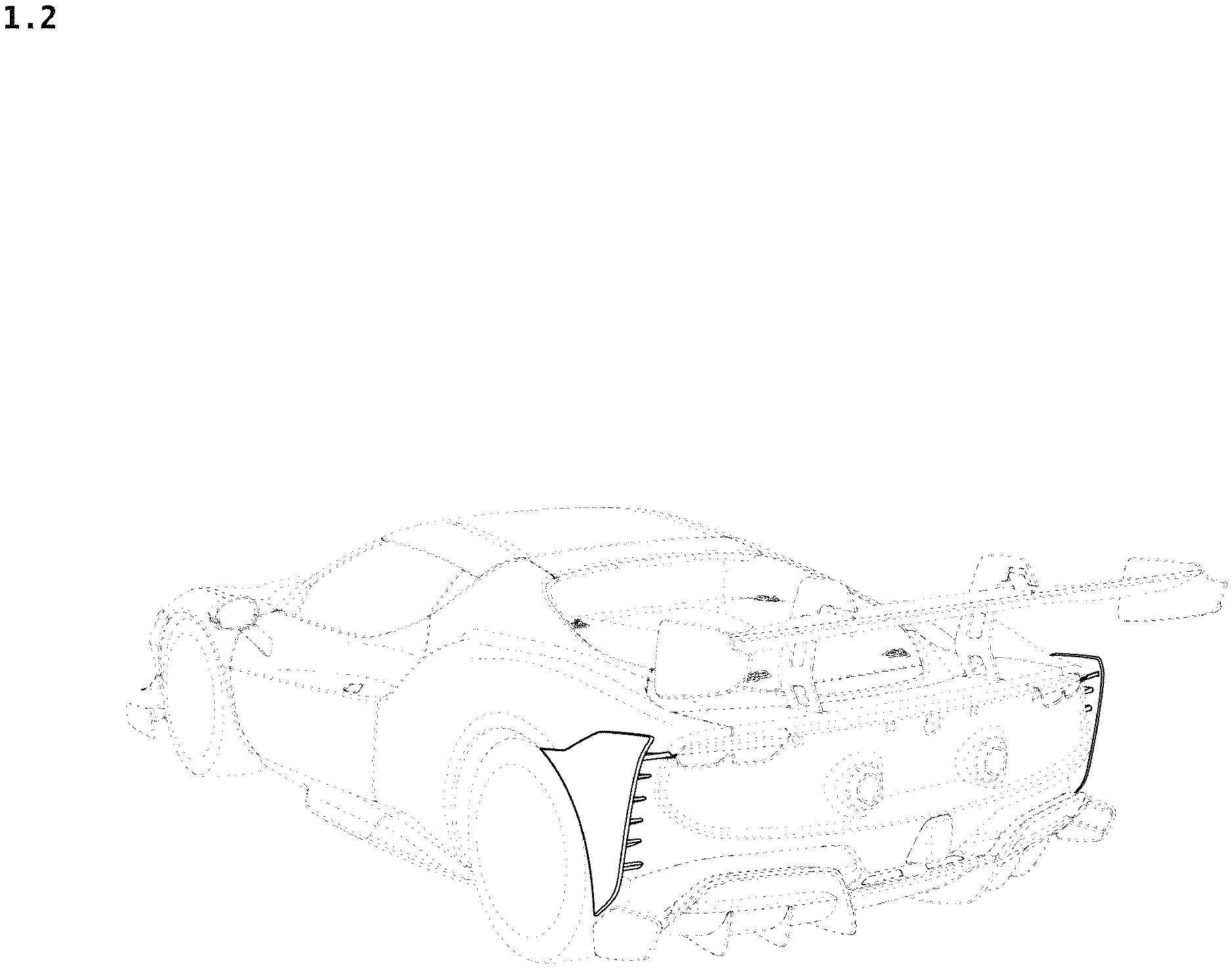 Patent USD1123760 Figure 2 – Rear deflector