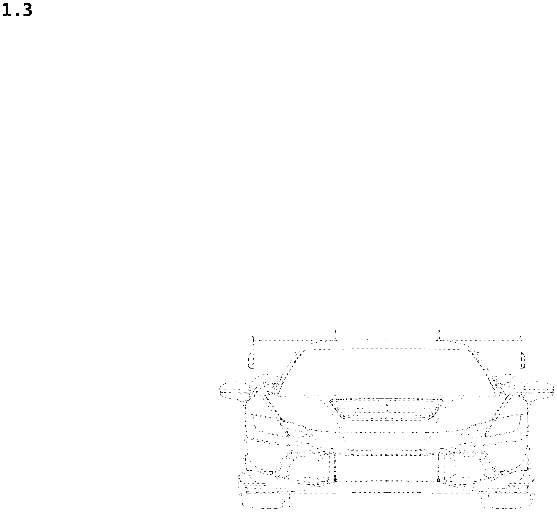 Patent USD1123760 Figure 3 – Rear deflector