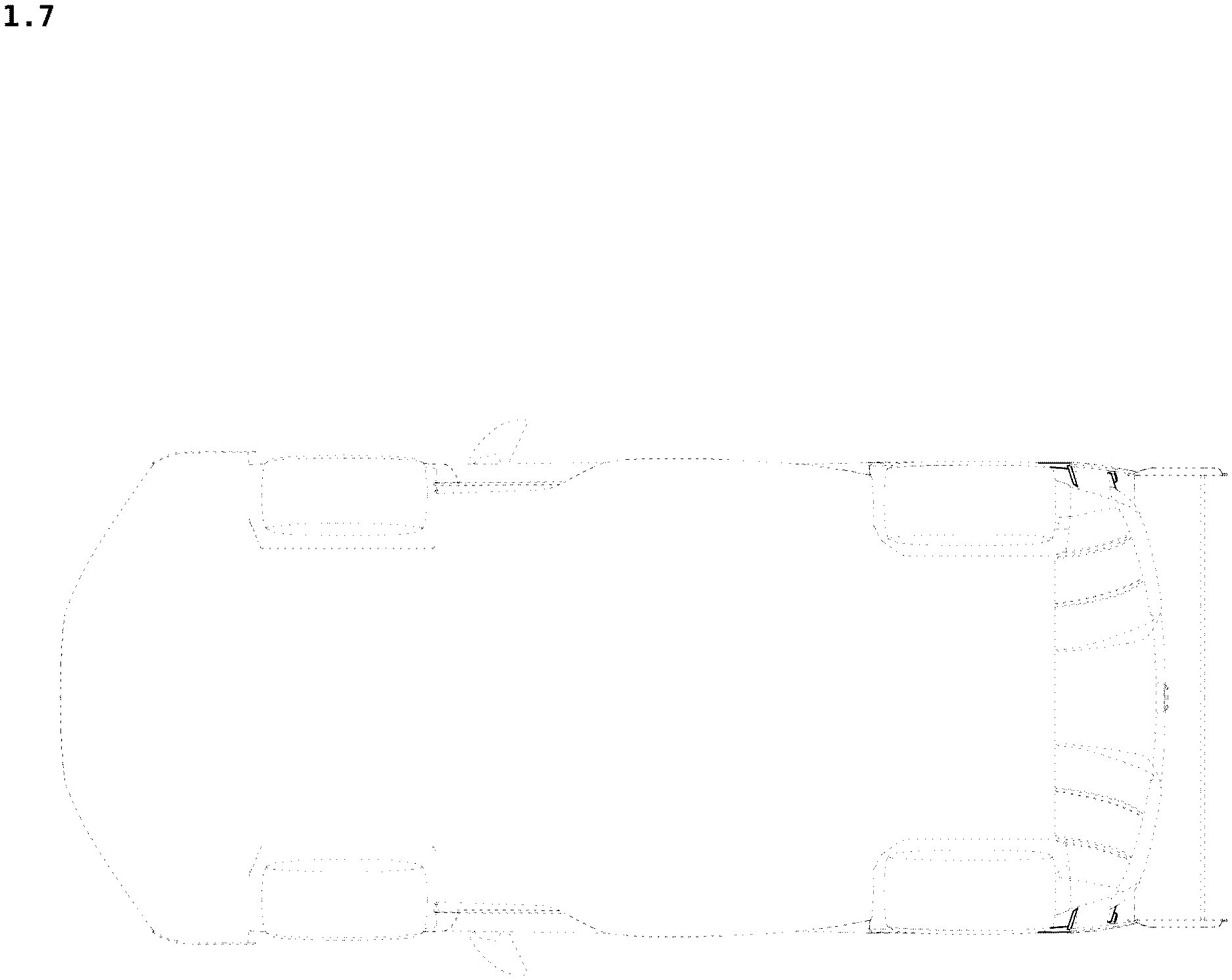 Patent USD1123760 Figure 7 – Rear deflector