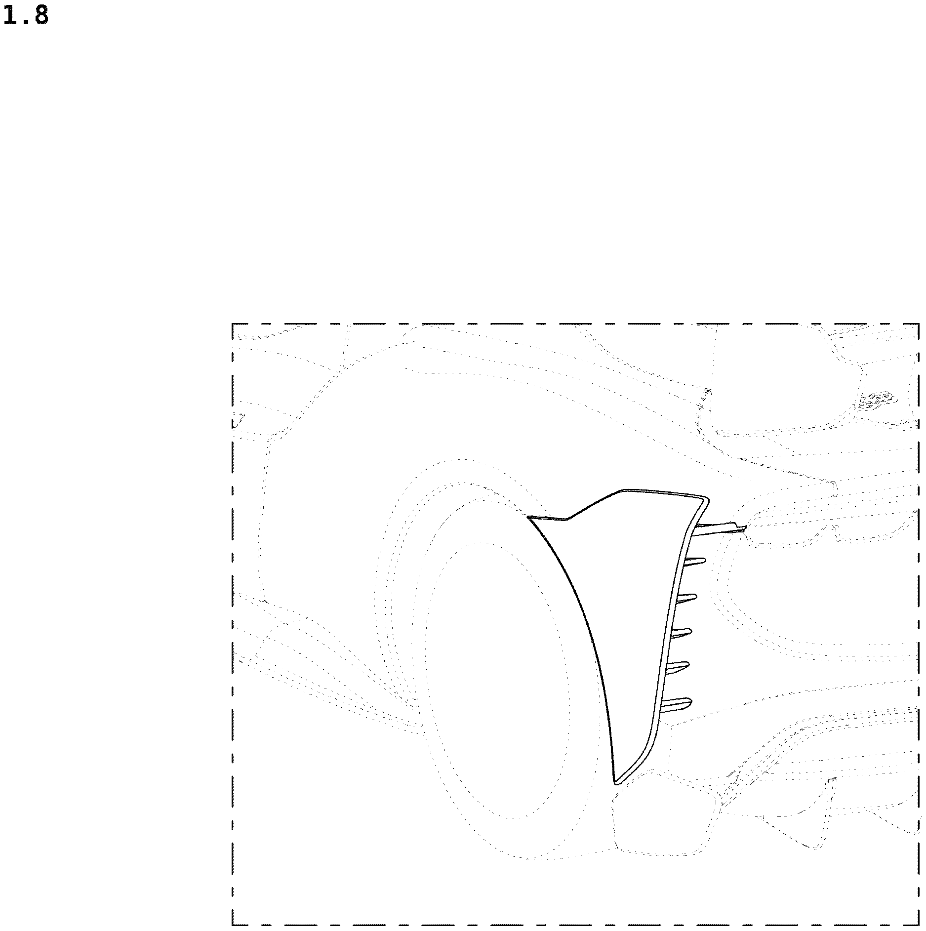 Patent USD1123760 Figure 8 – Rear deflector