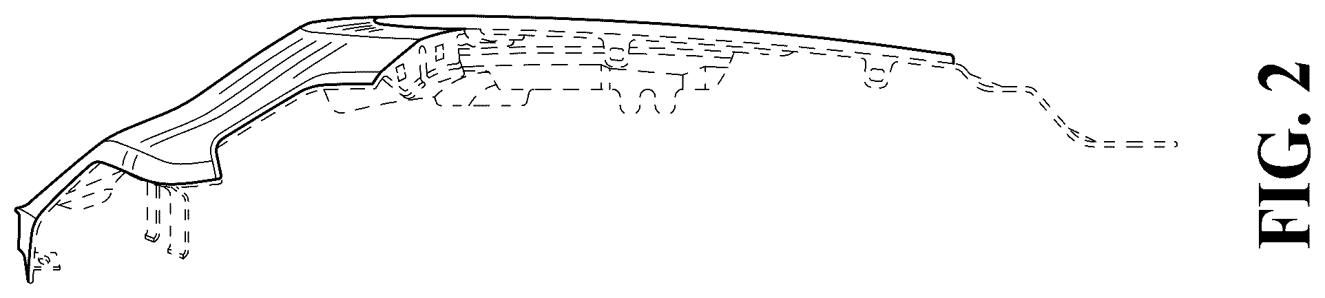 Patent USD1123761 Figure 2 – Vehicle fender