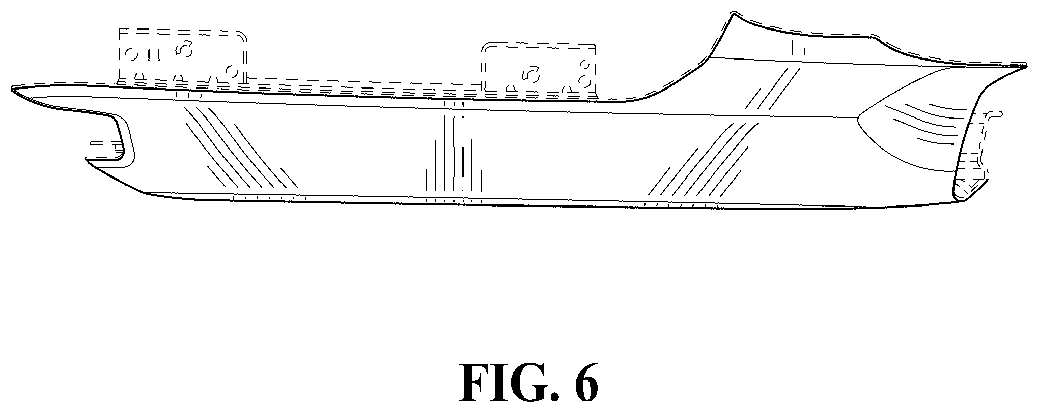 Patent USD1123761 Figure 6 – Vehicle fender