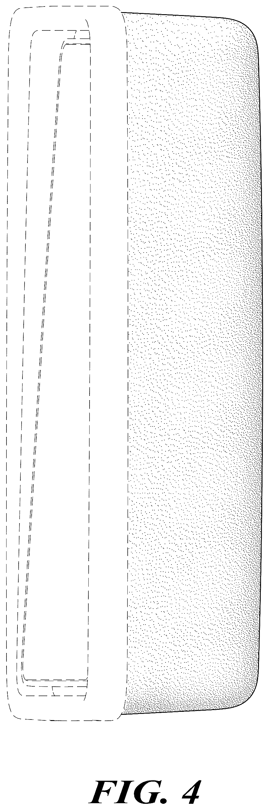 Patent USD1123762 Figure 4 – Vehicle mirror
