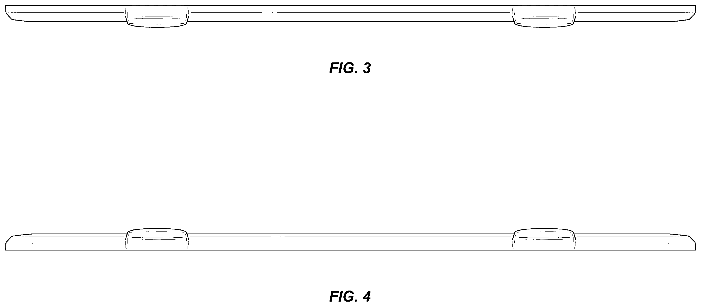 Patent USD1123764 Figure 3 – License plate frame